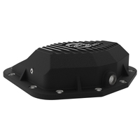 aFe POWER 21-22 Ram 1500 TRX Hemi V8 6.2L (sc) PRO Series Rear Differential Cover Black w/ Machined