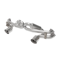 aFe MACHForce XP 2.25in-2.5in 304SS Exhaust Cat-Back 20-22 Porsche Cayman GT4 (718) - Polished Tips