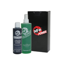 aFe Air Filter Restore Kit (8oz Squeeze Oil & 12oz Spray Cleaner) - Black