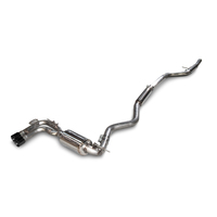 AWE Tuning BMW F3X 28i / 30i Touring Edition Axle-Back Exhaust Single Side - 80mm Black Tips