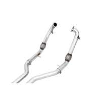 AWE Tuning Audi B9 S4 Track Edition Exhaust - Non-Resonated (Silver 102mm Tips)