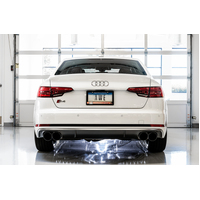 AWE Tuning Audi B9 S5 Sportback Track Edition Exhaust - Non-Resonated (Black 102mm Tips)