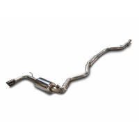 AWE Tuning BMW F30 320i Touring Exhaust w/Performance Mid Pipe - Chrome Silver Tip (90mm)