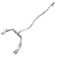 AWE Tuning 22+ Honda Civic Si/Acura Integra Touring Edition Catback Exhaust - Dual Chrome Silver Tip