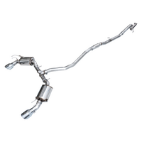 AWE Tuning 22+ Honda Civic Si/Acura Integra Touring Edition Catback Exhaust - Dual Chrome Silver Tip