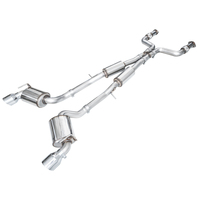 AWE 2023 Nissan Z RZ34 RWD Touring Edition Catback Exhaust System w/ Chrome Silver Tips