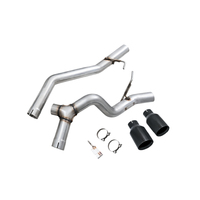 AWE Tuning 2020+ Jeep Gladiator 3.6L Trail-to-Tread (Dual Exhaust) Conversion Kit w/Diamond Blk Tips