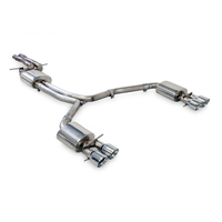 AWE Tuning Audi C7.5 A7 3.0T Touring Edition Exhaust - Quad Outlet Chrome Silver Tips