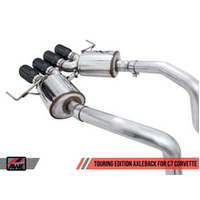 AWE Tuning 14-19 Chevy Corvette C7 Z06/ZR1 (w/o AFM) Touring Edition Axle-Back Exhaust w/Chrome Tips