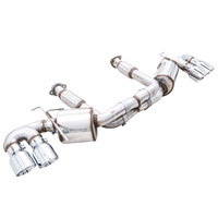 AWE Tuning 2020 Chevrolet Corvette (C8) Touring Edition Exhaust - Quad Chrome Silver Tips