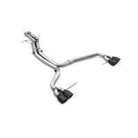 AWE Tuning Porsche Macan Touring Edition Exhaust System - Diamond Black 102mm Tips