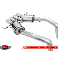 AWE Tuning 14-19 Chevy Corvette C7 Z06/ZR1 Touring Edition Axle-Back Exhaust w/Black Tips