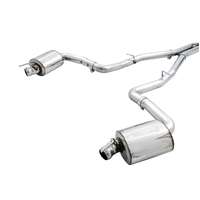 AWE Tuning 2015+ Dodge Challenger 6.4L/6.2L Non-Resonated Touring Edition Exhaust - Use Stock Tips