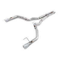 AWE Tuning S550 Mustang GT Cat-back Exhaust - Track Edition (Chrome Silver Tips)