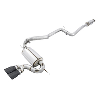 AWE Tuning Ford Focus ST Touring Edition Cat-back Exhaust - Resonated - Diamond Black Tips