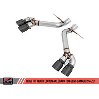 AWE Tuning 16-19 Chevrolet Camaro SS Axle-back Exhaust - Track Edition (Quad Chrome Silver Tips)