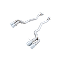 AWE Tuning 18-19 BMW M5 (F90) 4.4T AWD Axle-back Exhaust - Track Edition (Chrome Silver Tips)