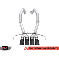 AWE Tuning 14-19 Chevy Corvette C7 Z06/ZR1 (w/o AFM) Track Edition Axle-Back Exhaust w/Chrome Tips