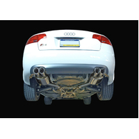 AWE Tuning Audi B7 S4 Track Edition Exhaust - Diamond Black Tips