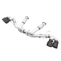 AWE Tuning 2020 Chevrolet Corvette (C8) Track Edition Exhaust - Quad Diamond Black Tips