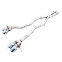 AWE Track Edition Catback Exhaust for BMW G8X M3/M4 - Chrome Silver Tips