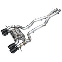 AWE Tuning 23-24 BMW G87 M2 Track Edition Exhaust - Diamond Black Tips