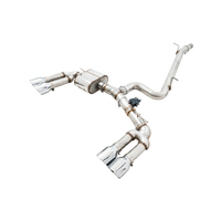 AWE Tuning Audi 8V S3 SwitchPath Exhaust w/Chrome Silver Tips 102mm