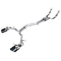 AWE 2023 C8 Corvette Z06 SwitchPath Cat-Back Exhaust - Diamond Black Tips