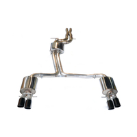 AWE Tuning Audi B8 / B8.5 S5 Cabrio Touring Edition Exhaust - Resonated - Chrome Silver Tips