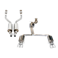 AWE Tuning Audi B8 / B8.5 S5 Cabrio Touring Edition Exhaust - Non-Resonated - Chrome Silver Tips