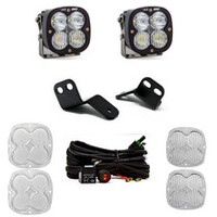 Baja Designs 07-18 Jeep Wrangler JK XL80 Drive/Combo A-Pillar Kit - White