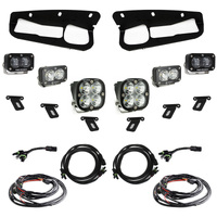 Baja Designs 21-22 Ford Bronco w/Steel Bumper S2 SAE Sportsmen Fog Pocket Light Kit - Clear