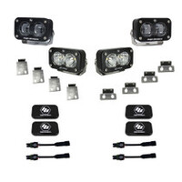 Baja Designs 21+ Ford Raptor/Bronco S2 SAE Pro Fog Pocket Light Kit