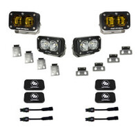 Baja Designs 21+ Ford Raptor/22+ Bronco S2 SAE Pro Fog Pocket Light Kit