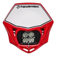 Squadron Pro Motorcycle Headlight LED Race Light - Red