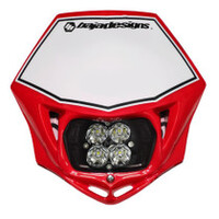 Baja Designs Motorcycle Headlight A/C LED Race Light Red Squadron Pro