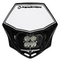 Baja Designs Motorcycle Headlight LED Race Light Black Squadron Pro