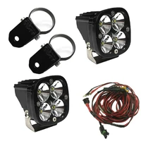 Squadron Pro LED Light Pods Kit w/A-Pillar Mounts/2.00in Harness