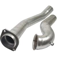 BD Diesel Turbo Downpipe Kit - S400 4in Aluminized Full Marmon