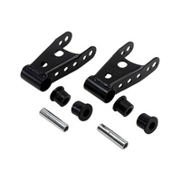 Belltech Shackle kit 2011+ Chevrolet Silverado/Sierra 3/4 Ton Pickup 1in Rear Drop