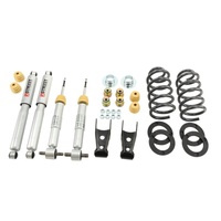 Belltech LOWERING KIT 14+ Chevy Silverado (Std Cab) 2WD 1-2in Front/ 2-3in Rear w/ Street Shocks