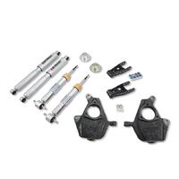 Belltech LOWERING KIT 14-15 Chevy Silverado/Sierra 3in to 4in Front/7in Rear w/ Street Perf Shocks