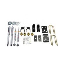 Belltech LOWERING KIT 14 Chev/GM Silverado/Sierra Std Cabs 2WD 0in to -4in Front/7in Rear with Shock