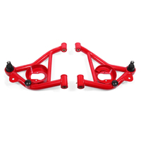 BMR 82-82 3rd Gen F-Body Non-Adj. Lower A-Arms w/ Spring Pocket (Polyurethane) - Red