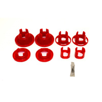 BMR 10-11 5th Gen Camaro Rear Cradle Street Version Poly Inserts Only Bushing Kit - Red