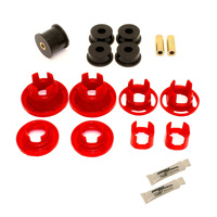 BMR 10-11 5th Gen Camaro Street Version Rear Cradle Bushing Kit (BK001 BK016) - Black/Red