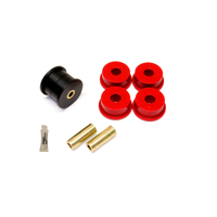 BMR 12-15 5th Gen Camaro Differential Mount Bushing Kit (Poly/Delrin Combo) - Black/Red