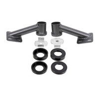 BMR 15-17 S550 Mustang Cradle Bushing Lockout Kit Level 1 - Black