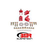 BMR 79-04 Fox Mustang Rear Coilover Conversion Kit w/o Control Arm Bracket - Black Hammertone