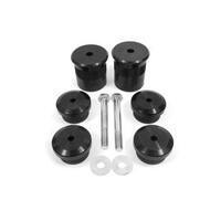 BMR 15-18 Dodge Challenger Aluminum Differential Mount Housing Bushing Kit - Black Anodized